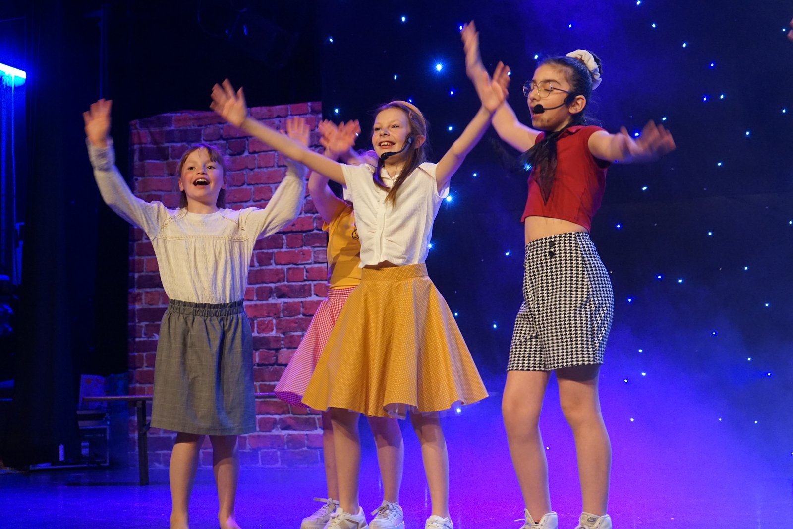 Numéro de groupe sous les projecteurs